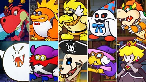 paper mario the thoysabd year dior bosses|Paper Mario ttyd all bosses.